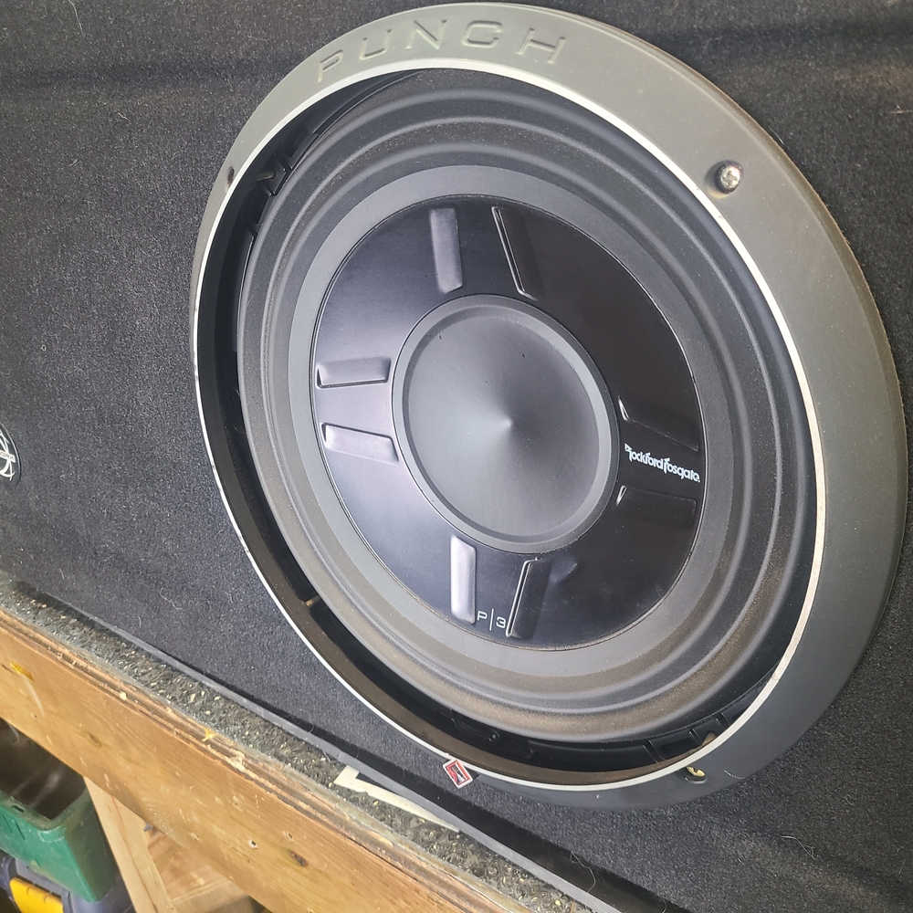 12 inch Rockford Fosgate Punch Sub in sealed box for pick ups plus Rockville 2 f